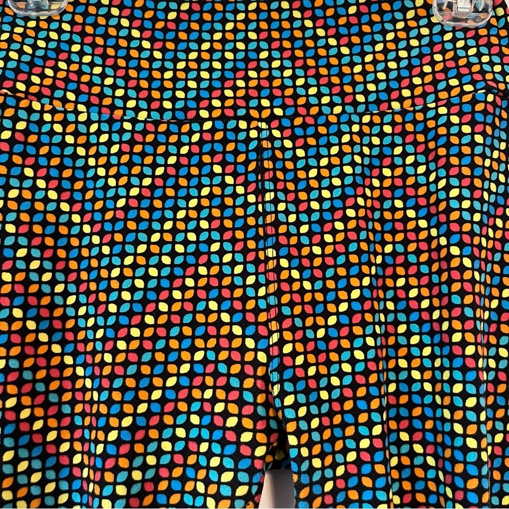 LULAROE Women’s Leggings in Brightly Colored Dotted Design - Picture 2 of 9